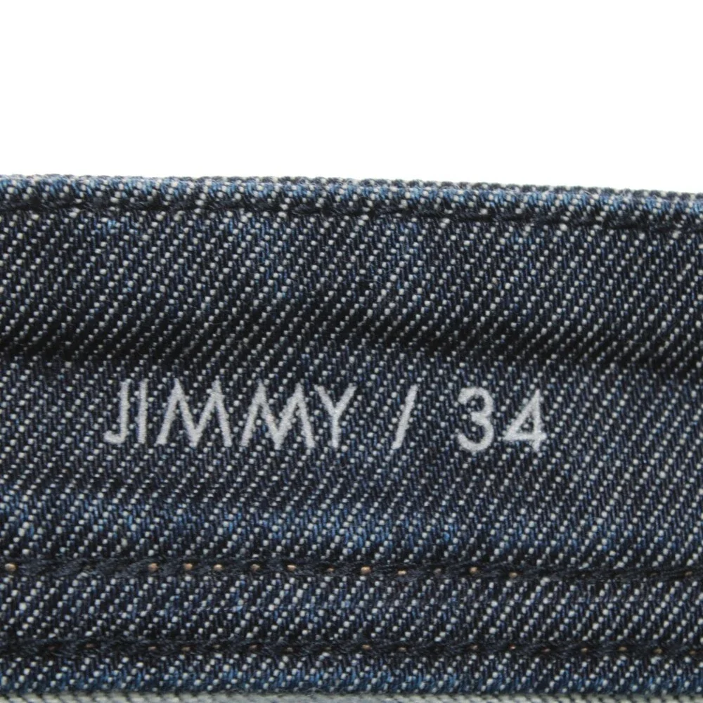 Fidelity NWT Jimmy Slim Straight 5 Pocket Jeans Size 34 US in Blue Cotton Blend
